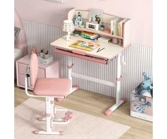 Promotions Vaikiškas mokymosi stalas, reguliuojamo aukščio, 80x50x81-104 cm, mėlynas