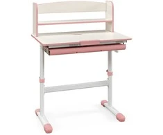 Promotions Vaikų rašomasis stalas, aukščio reguliavimas, 80x50x81-104 cm, pilka