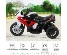 Promotions Vaikiškas elektrinis motociklas, 66x37x44,5 cm, juoda ir balta