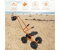 Promotions Vaikiškas smėlio kasimo mašinėlė, 105x33x38.5 cm, oranžinė