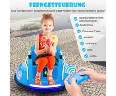 Promotions Vaikiškas atsitrenkimo automobilis, 73x73x43 cm, Mėlynas