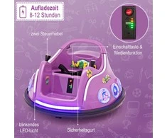 Promotions Vaikiškas smūginis automobilis, 73x73x43 cm, violetinis