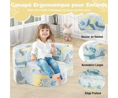 Promotions Vaikiška sofa-lova, 80x64x40 cm, mėlyna