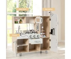 Promotions Vaikiška virtuvėlės žaidimų rinkinys, 72,5x29x81,5 cm, balta
