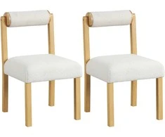 Promotions Medinis valgomojo krėslas, 50.8x59.7x86.4 cm, baltas