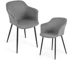 Promotions Valgomojo kėdės, 59.7x53.3x82.6 cm, pilka