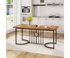 Promotions Valgomojo stalas, 180x79x75 cm, Rudas