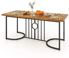 Promotions Valgomojo stalas, 180x79x75 cm, Rudas