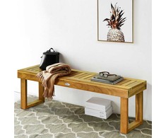 Lauko baldų komplektas Promotions Valgomojo suolelis, 132x34.3x43.2 cm, Tikas