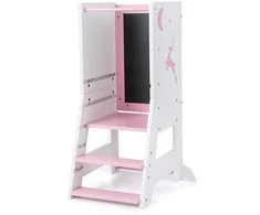 Promotions Vaikiškas virtuvės taburetės pagalbininkas, 49,5x36,8x87,6 cm, natūralus