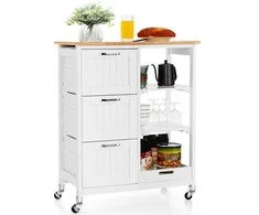 Lova Promotions Virtuvės sala, 67x37x83,5 cm, balta