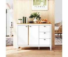 Promotions Virtuvės bufeto spintelė, 106x40x80 cm, balta