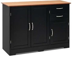 Promotions Virtuvės spintelė, 100x40x78 cm, juoda