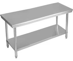 Promotions Virtuvės stalas, 92x61x90 cm, nerūdijančio plieno