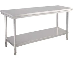 Promotions Virtuvės stalas, 92x61x90 cm, nerūdijančio plieno