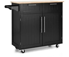 Promotions Virtuvės vežimėlis, 94x45,7x94 cm, baltas