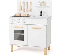 Promotions Vaikiška virtuvėlės žaidimų rinkinys, 55x31x75 cm, balta