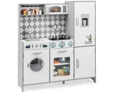 Promotions Vaikiška virtuvėlės žaidimų rinkinys, 91x30x102 cm, balta