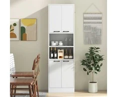 Promotions Virtuvės sandėliavimo spintelė, 55,9x30,5x190,5 cm, balta