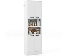 Promotions Virtuvės sandėliavimo spintelė, 55,9x30,5x190,5 cm, balta