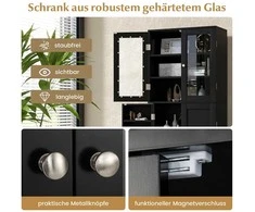 Promotions Virtuvės spintelė, 60x31,5x161,5 cm, juoda