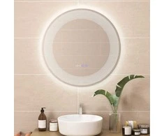 Promotions Vonios veidrodis, LED, 60x4 cm, sidabrinis