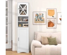 Promotions Vonios spintelė, 40x30x170,5 cm, balta