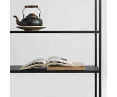 Customform Augalų vazonas, FIORINA, 100x30x60 cm, juodas
