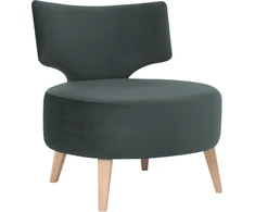 Customform Fotelis, FLIPPIN, 60x75 cm, Natūrali spalva