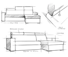Sofa Customform Fotelis, SCANDIC, 82x90 cm, Anglies spalva