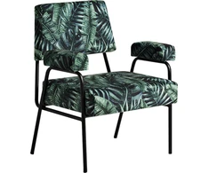 Customform Fotelis, Simple Tropicalvives, Juodas