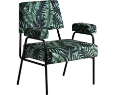 Customform Fotelis, Simple Tropicalvives, Juodas