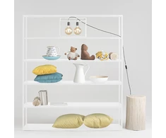 Customform Gėlių Vazonas, Palmus, 100x35 cm, Juodas
