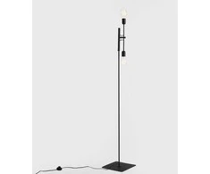 Customform Grindų lempa, TWIGO FLOOR 2, 43x43x160 cm, Juoda