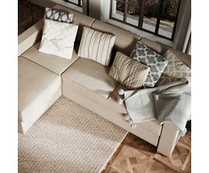 Customform Kampinė Sofa-Lova, STABLE, 95x232 cm, Bežinė