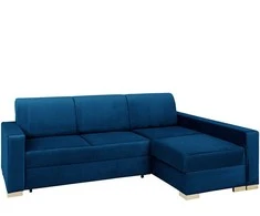Customform Kampinė Sofa-Lovalaukė, STABLE R, 95x232 cm, Spanguolių Mėlyna