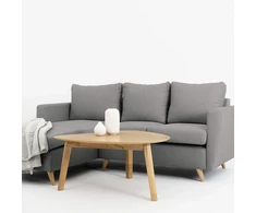 Customform Kampinė Sofa, LOVER L, 0.9x1.89 m, Pilka