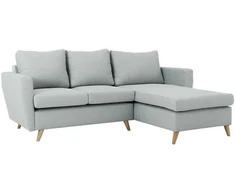 Customform Kampinė sofa, LOVER R, 0.9x1.89 m, Pilka