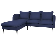 Customform Kampinė Sofa, POSH L JUODA, 89x210 cm, Juoda