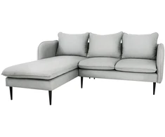 Customform Kampinė Sofa, POSH L Juodas, 89x210 cm, Pilka