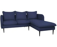 Customform Kampinė sofa, POSH P Juodas, 89x210 cm, Juoda