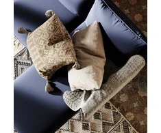 Customform Kampinė sofa, POSH P WOOD, 89x210 cm, Rašalinis