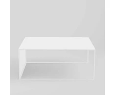 Customform Kavos staliukas, 2WALL METAL, 100x60 cm, Baltas