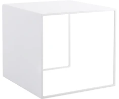 Customform Kavos staliukas, 2WALL METAL 50, 50x50x45 cm, Baltas