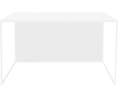 Customform Kavos staliukas, 2WALL METAL 80, 80x80x45 cm, Baltas