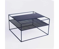 Customform Kavos staliukas, DARYL METAL 60, 0.6x0.6x0.45 m, Juodas