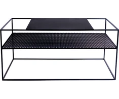 Customform Kavos staliukas, DARYL METAL 55, 0.55x0.55x0.55 m, Balta