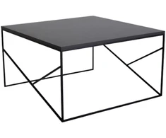 Customform Kavos staliukas, Fancy Basic, 80x80 cm, juodas