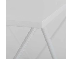 Customform Kavos staliukas, MEMO SOLID WOOD, 100x100 cm, Juodas