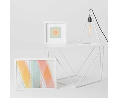 Customform Kavos staliukas, MEMO SOLID WOOD, 100x100 cm, Juodas